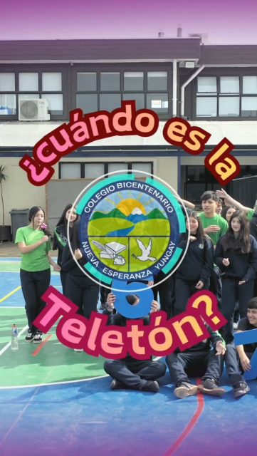 ❤️ ¡En el Colegio Bicentenario Nueva Esperanza de Yungay nos ponemos la camiseta por la Teletón!

Nuestros estudiantes ya comenzaron a motivar a toda nuestra comunidad educativa a sumarse a esta hermosa campaña. Invitamos a nuestros estudiantes, familias, docentes, asistentes de la educación y a cada integrante de nuestra comunidad a aportar y ser parte de este gran desafío.

Este año tenemos una meta muy especial: superar nuestra propia meta del año pasado y demostrar, una vez más, que cuando nos unimos, podemos lograr grandes cosas.

Cada aporte cuenta. Cada gesto suma. Y juntos podemos transformar nuestra solidaridad en esperanza.

💙 ¡Vamos, Nueva Esperanza!
🙌 ¡Superemos nuestra meta y hagamos que la solidaridad se sienta fuerte en Yungay!

#Teletón #Teletón2026 #NuevaEsperanza #ColegioBicentenarioNuevaEsperanza #Yungay